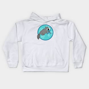 Diabetes Awareness Racoon Kids Hoodie